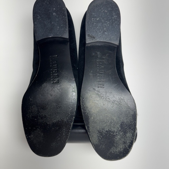 ✨ Lauren Ralph Lauren Black Velvet Loafers – Size 8B ✨ - Picture 3 of 6
